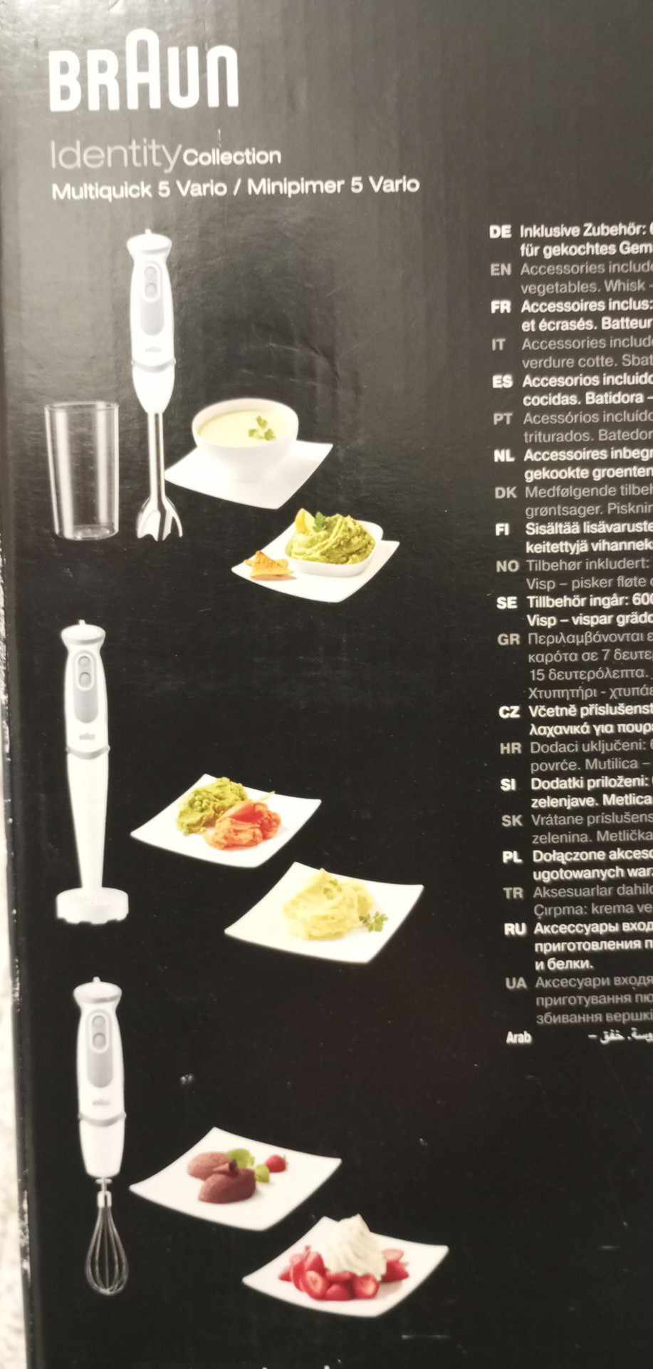 Tyčový mixér Braun MQ 5007 WH Puree Identity