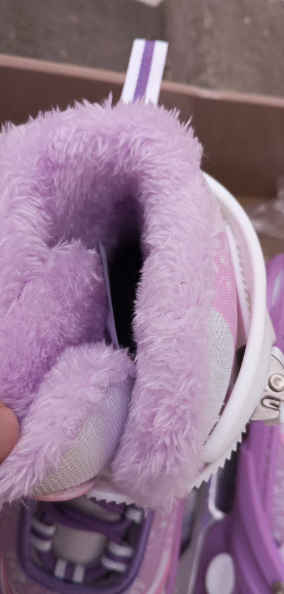 NASTAVITELNÉ DĚTSKÉ BRUSLE 2V1 UM JMS-188 - FIALOVÉ -  31-34