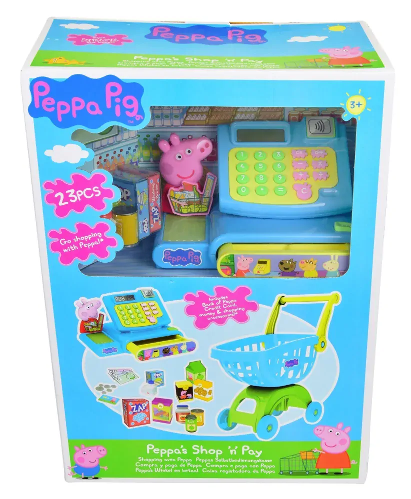 Peppa Pig Pokladna a nákupní vozík