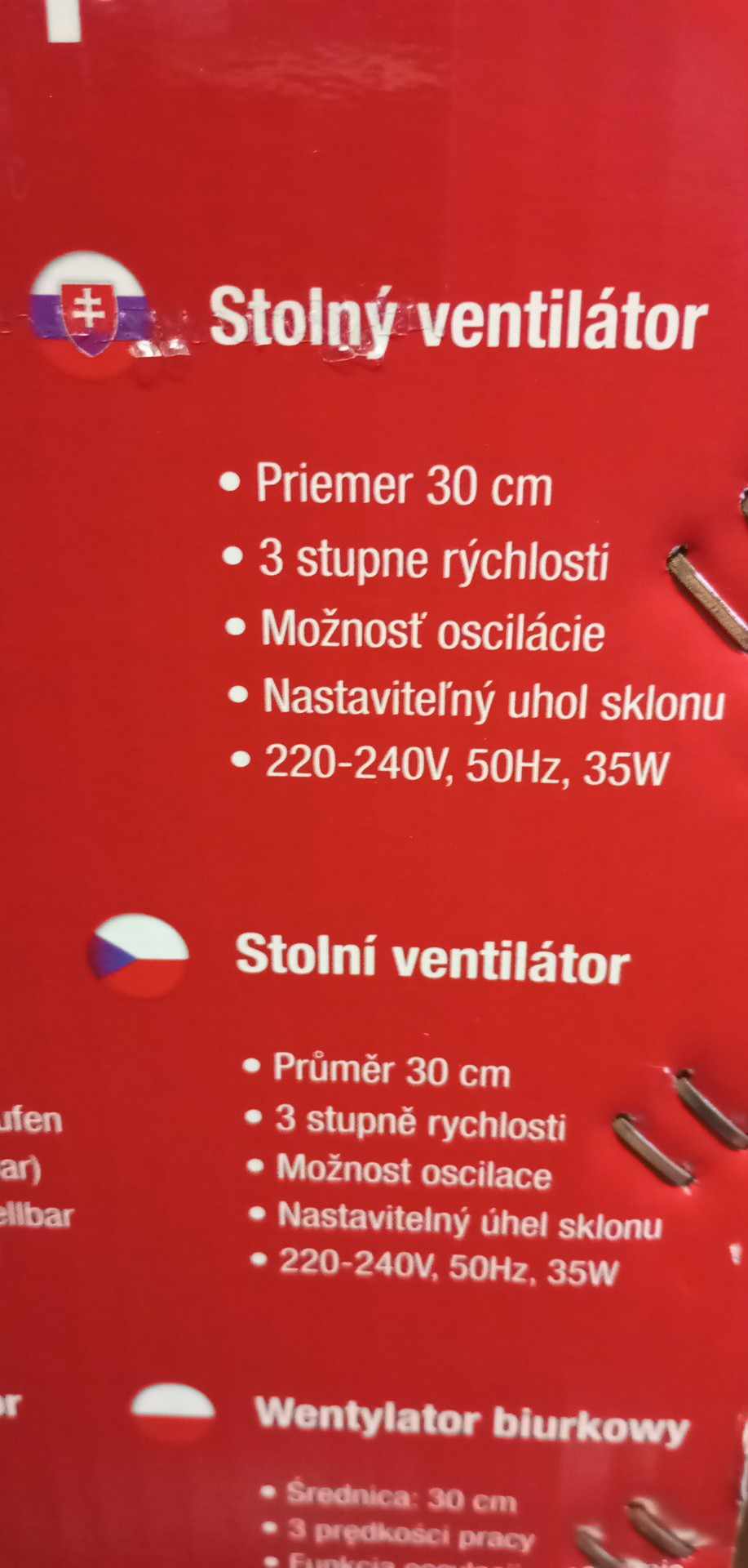 Stolní ventilátor Hausmeister HM 8303