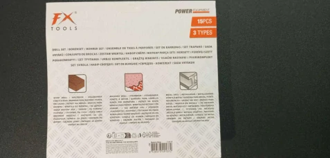 Sada vrtáků FX TOOLS - 15ks