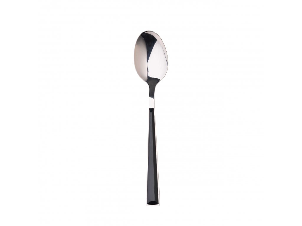 16-dílná sada příborů z nerezové oceli United Colors of Benetton - 16ks - černá / stříbrná