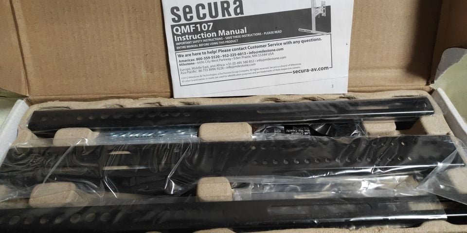 DRŽAK TV SECURA QMF107-B2 66 AŽ 120CM DO 32KG