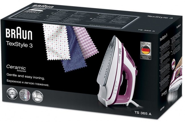 Napařovací žehlička Braun TexStyle 3 TS 365A 