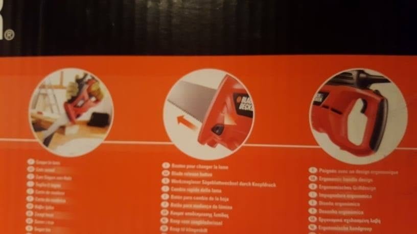 Pila ocaska Black and Decker KS880EC