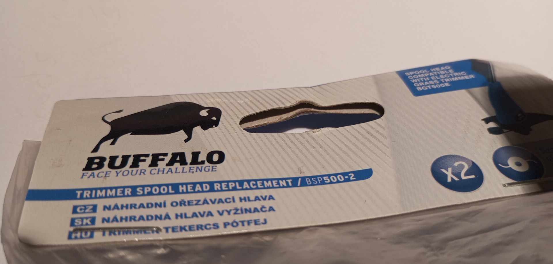 Sada 2 náhradních cívek do strunové sekačky BUFFALO  Buffalo BGT500E 1.4 mm