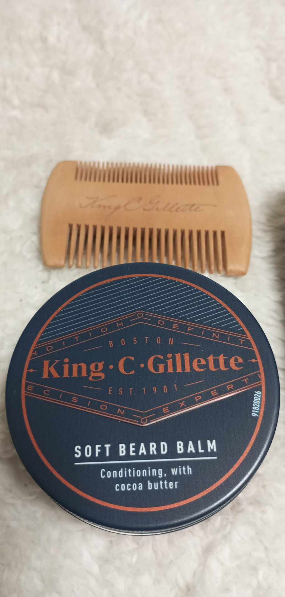 Dárkova sada KING C. GILLETTE Beard & Face Wash Set