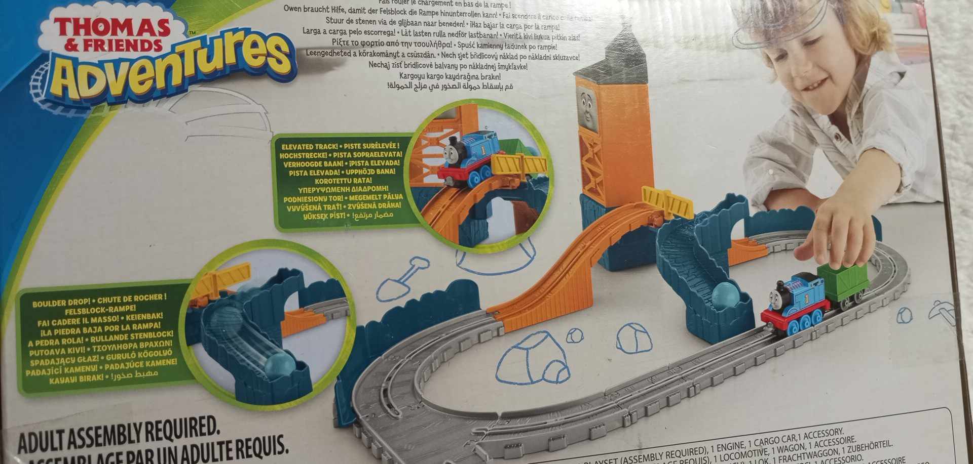 Mašinka Tomáš Adventures Modrý horský lom - Fisher Price FJP82