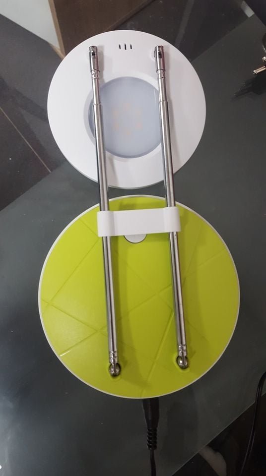 STOLNÍ LED LAMPA VOLTENO VO0371 - FIALOVÁ