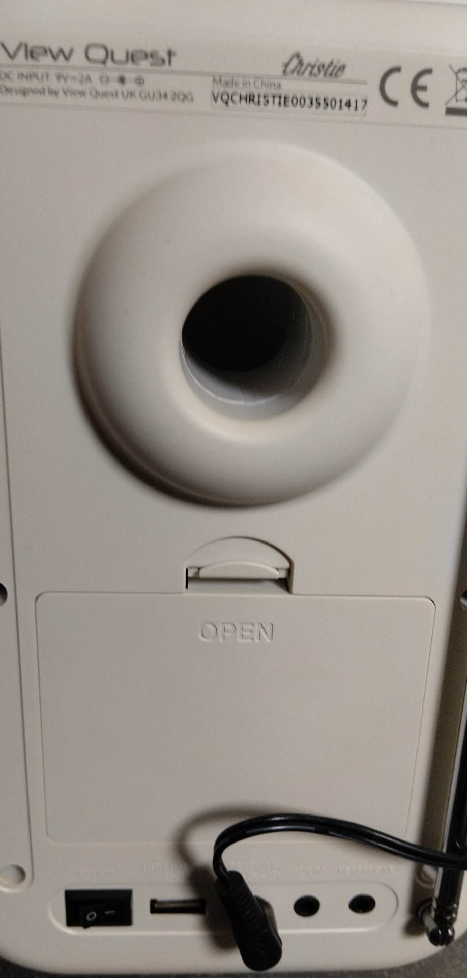 Přenosný radio View Quest Christie DAB+ - USB - BT - NFC - 10W -RŮŽOVÝ