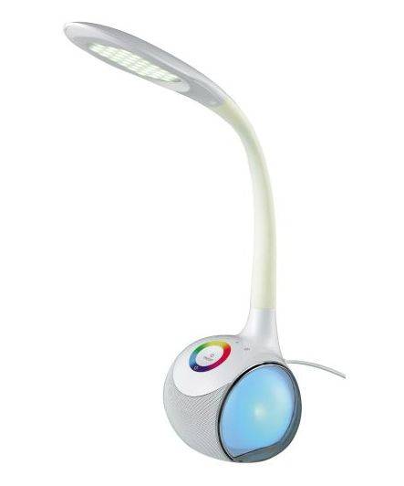 Stolní lampa Falcon YM-510 s Bluetooth reproduktorem, nastavitelná teplota barev