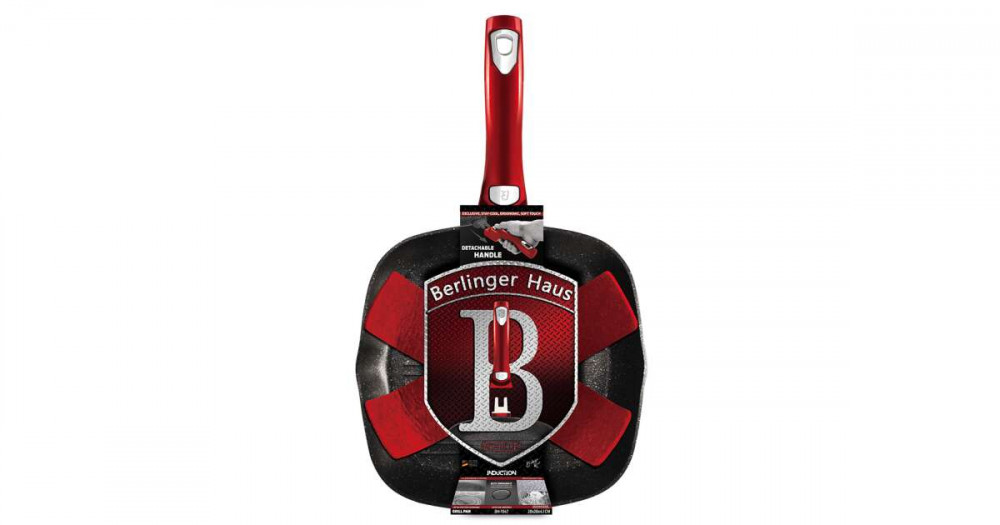 Grilovací pánev 28 cm Berlingerhaus Burgundy Bh-1947